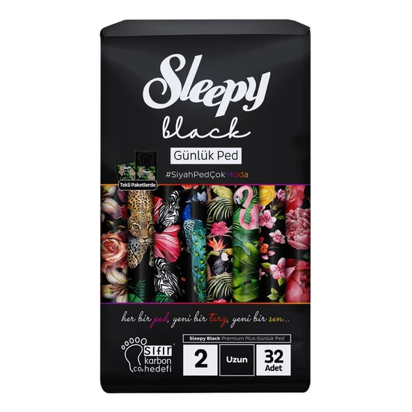 Sleepy Ped Günlük No:2 Uzun Black 32'li ürün görseli 1