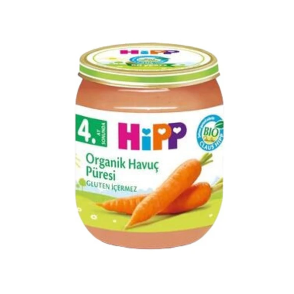 Hipp Organik Havuç Püresi 125 Gr ürün görseli 1