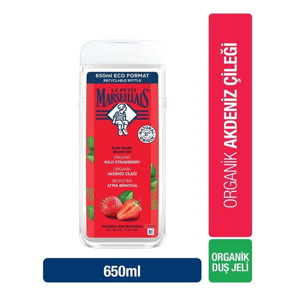 Le Petit Marseillais Duş Jeli Çilek 650 Ml ürün görseli 1