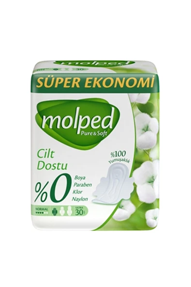 Molped Günlük Ped Pure & Soft Ince 30lu ürün görseli 1