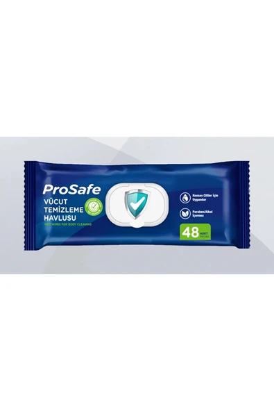PROSAFE Yetişkin,hasta Vücut Temizleme Havlusu 3 PAKET 144 LÜ ürün görseli 1