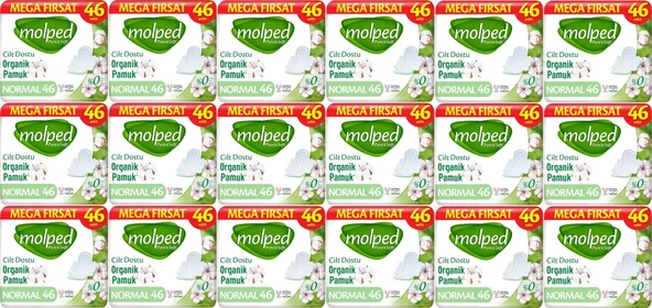Molped Pure&soft Hijyenik Ped Normal 828 18pk 46 Adet Mega Pk ürün görseli 1