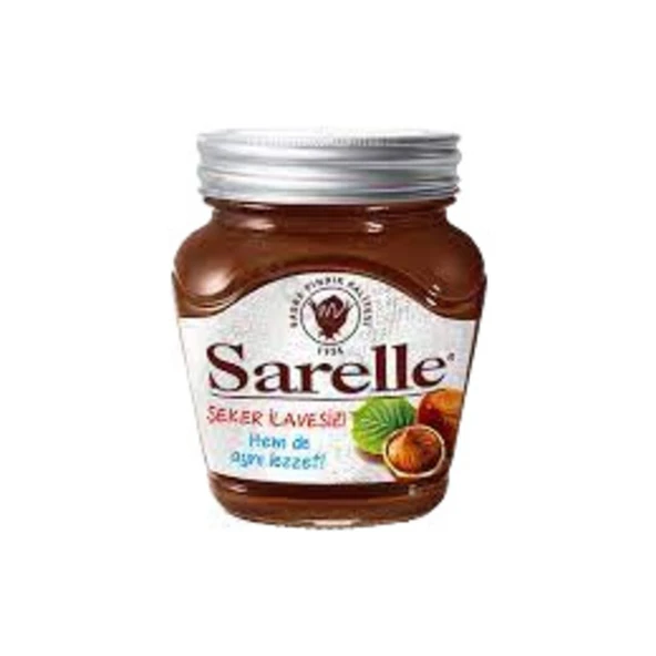 Sarelle Fındık Ezmesi Şeker İlavesiz Kakao 350 Gr ürün görseli 1