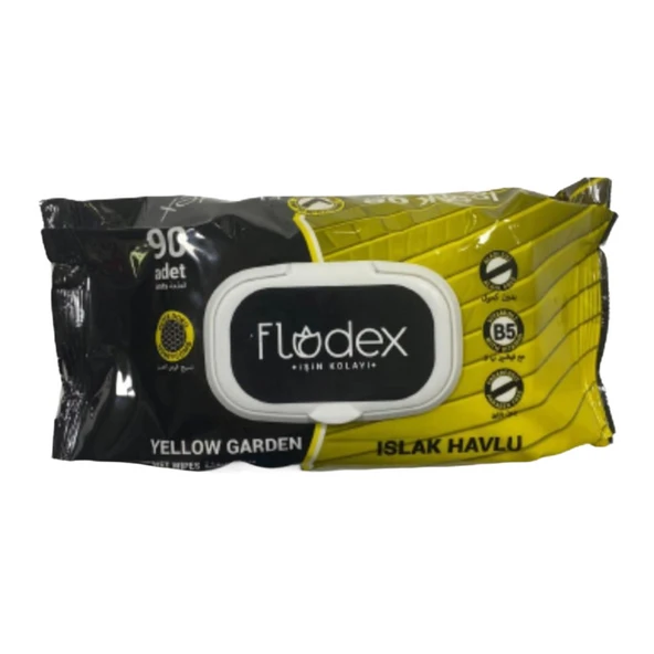 Flodex Yellow  Islak Mendil 90'lı ürün görseli 1
