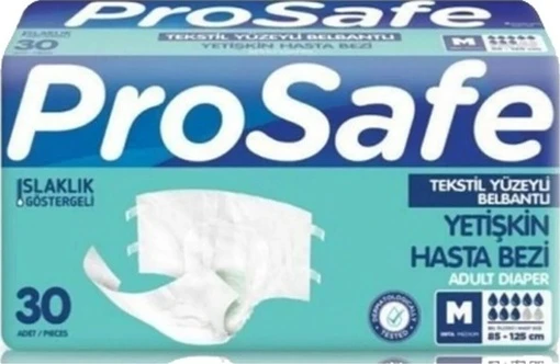 Prosafe Belbantlı Hasta Bezi M 6 x 30'lu ürün görseli 1