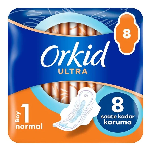 Orkid Ultra Extra Ped Tekli Normal 8 Adet ürün görseli 1
