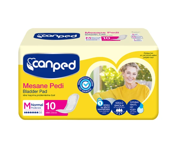 Canped Mesane Pedi Normal Orta Boy M 10'Lu x 2 20 Adet ürün görseli 1