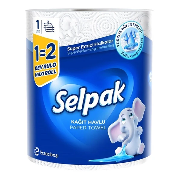 Selpak Kağıt Havlu Dev Rulo ürün görseli 1