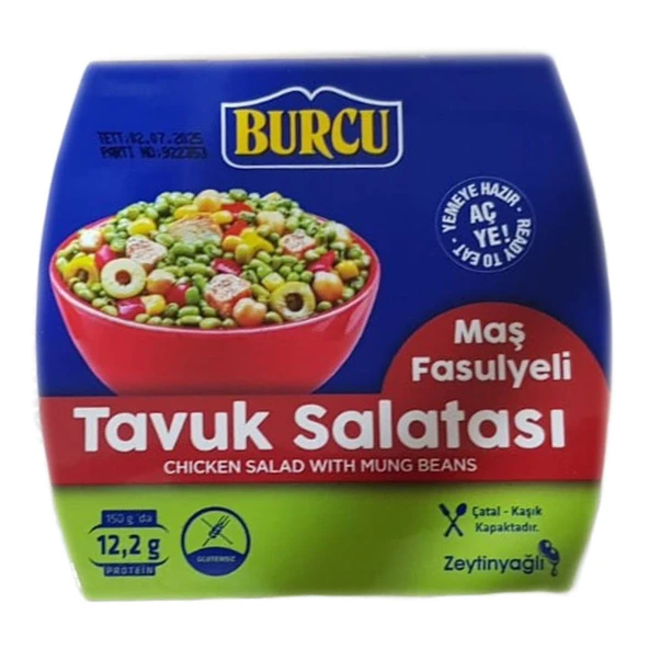 Burcu Maş Fasulyeli Tavuk Salatası 150 Gr ürün görseli 1