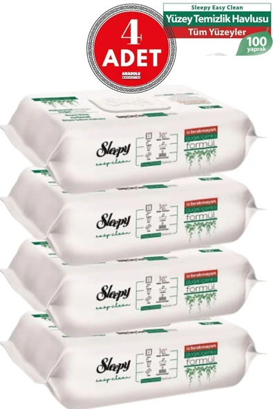 Sleepy Easy Clean Yüzey Tem. Havlusu 100 x4 Adet ürün görseli 1