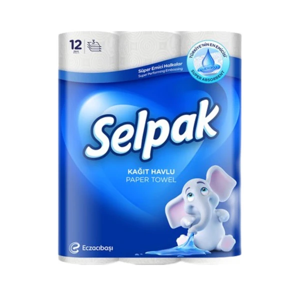 Selpak Kağıt Havlu 12'li ürün görseli 1