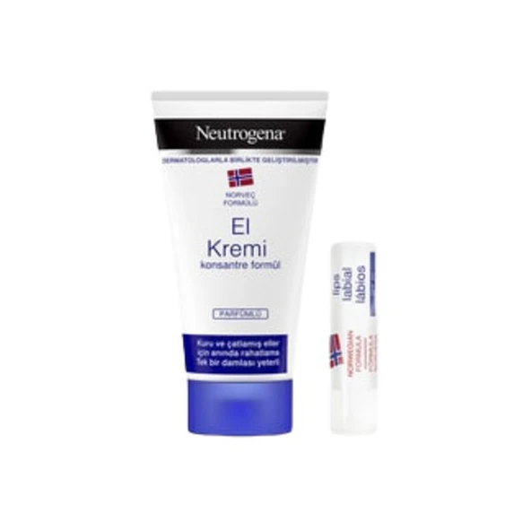 Neutrogena El Kremi Parfümlü + Dudak Kremi Hediye ürün görseli 1