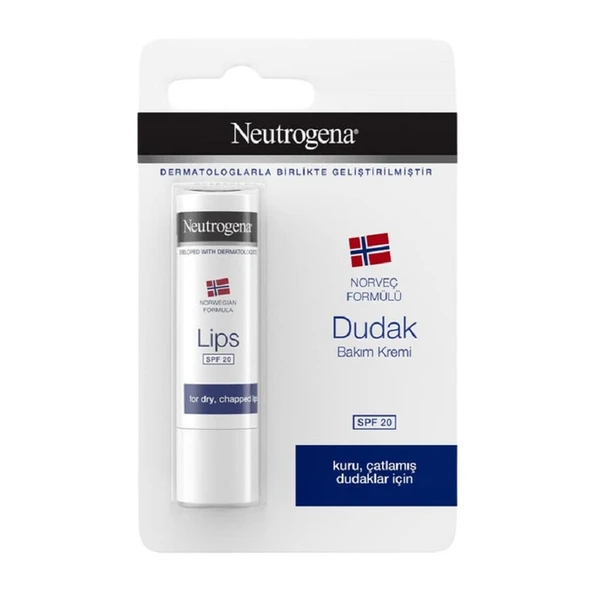 Neutrogena Norveç Formülü 20 Koruma Faktörlü Dudak Nemlendiricisi 4 Gr ürün görseli 1