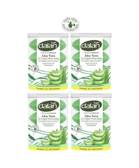 Dalan Fresh Minerals Duş Sabunu 16 Adet Aloe Vera 440 Gr x 4 Pake ürün görseli 1