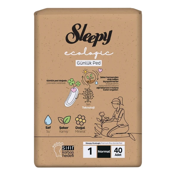 Sleepy Ped Ecologic Günlük Normal 40'lı ürün görseli 1