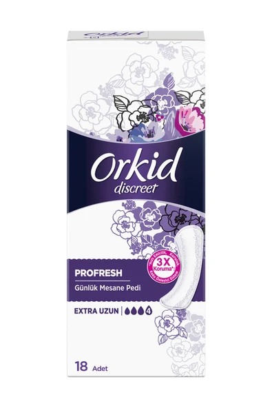Orkid Profresh Günlük Mesane Pedi Extra Uzun 18'li ürün görseli 1