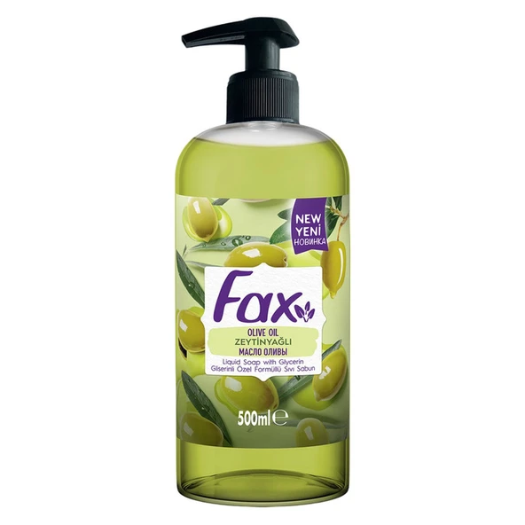 Fax Sıvı Sabun Zeytinyağlı 500 Ml ürün görseli 1