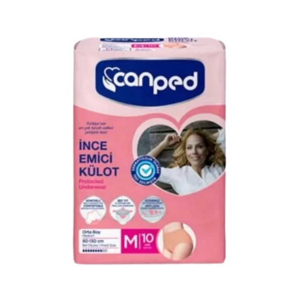 Canped Ince Emici Kulot Orta 10'lu ürün görseli 1