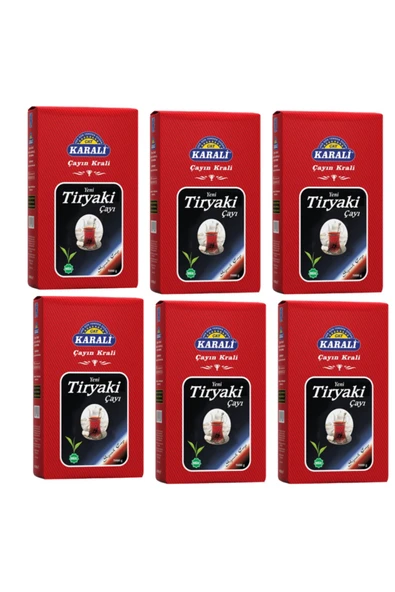 Karali Tiryaki Siyah Dökme Çay 6 Kg ürün görseli 1