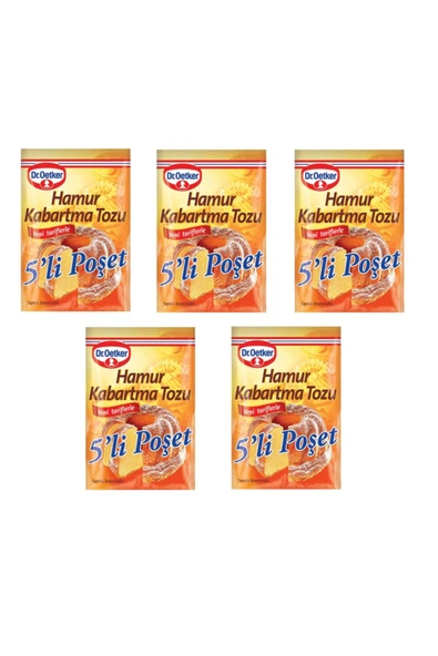 Dr. Oetker Set 5lı Dr.oetker Hamur Kabartma Tozu (5'li) ürün görseli 1