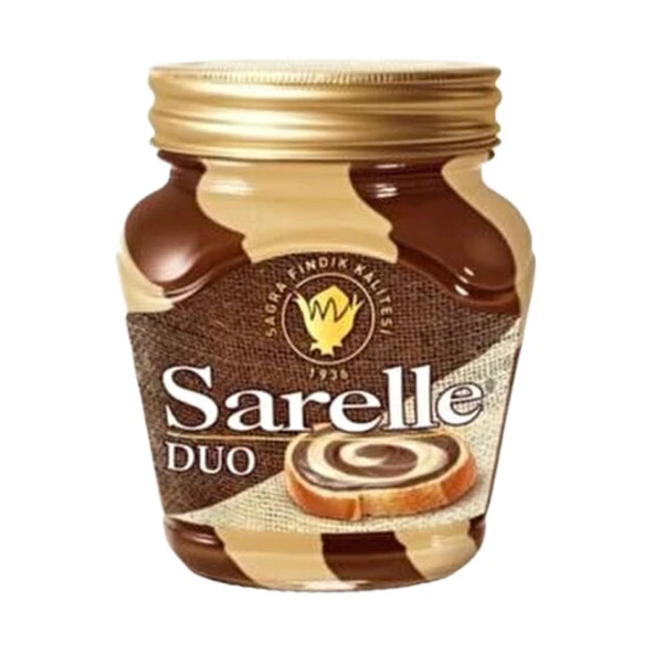 Sarelle Fındık Kreması Duo Sütlü Kakaolu 350 Gr ürün görseli 1