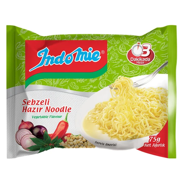Indomie Noodle Sebzeli 75 Gr ürün görseli 1