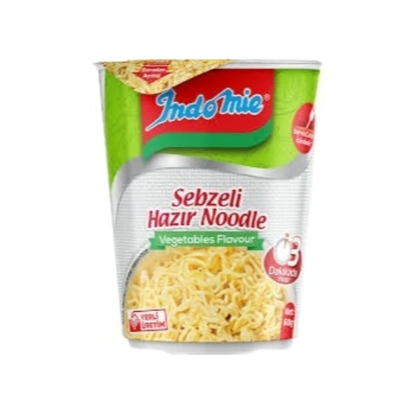 Indomie Sebzeli Hazır Bardak Noodle 60 Gr ürün görseli 1