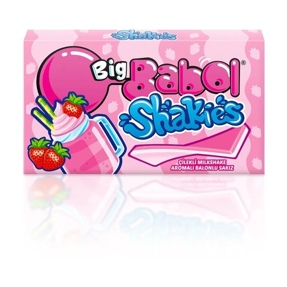 Big Babol Sakız Çilek Aromalı Shakies 26 Gr ürün görseli 1