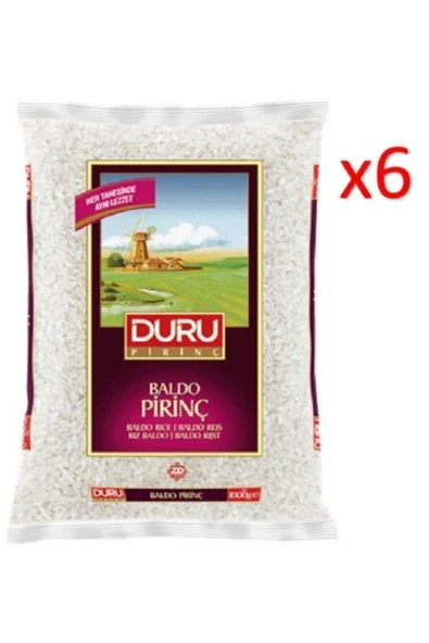 Duru Baldo Pirinç 1 Kg X 6 Adet ürün görseli 1