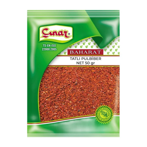 Çınar Tatlı Pul Biber 50 gr ürün görseli 1