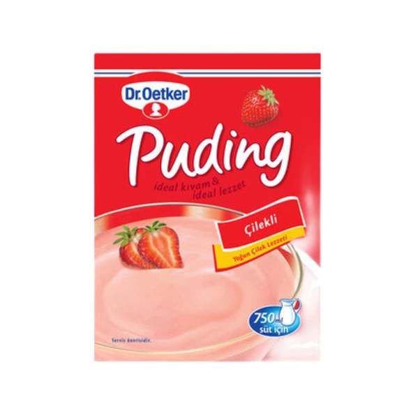 Dr. Oetker Puding Çilekli 120 Gr ürün görseli 1