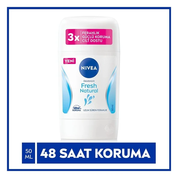 NIVEA Fresh Natural Stick 50 Ml ürün görseli 1