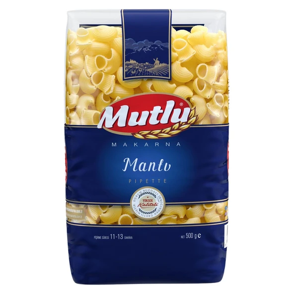 Mutlu  Mantı Makarna Paket 500 Gr ürün görseli 1
