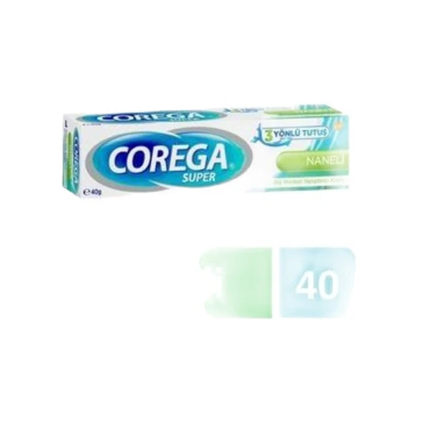 Corega Diş Protezi Yapıştırıcı Krem Naneli 40gr ürün görseli 1