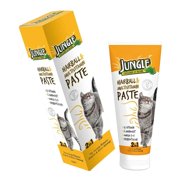 Jungle Macun Cat Anti-hairball & Multivitamin Kedi 75 Ml ürün görseli 1