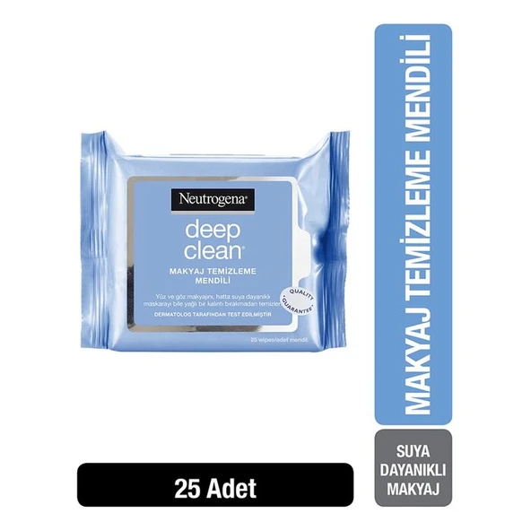 Neutrogena Temizleme Mendili 25 Adet ürün görseli 1