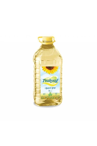 Trakyağ Trakya Ayçiçek Yağı 5 Lt Pet X 4 Adet (1 Koli̇ 20 Lt) ürün görseli 1