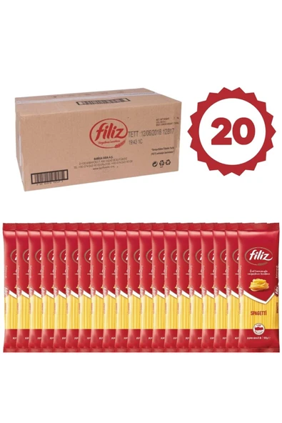 FİLİZ Filiz Spagetti 500gr 1Koli x20 ürün görseli 1