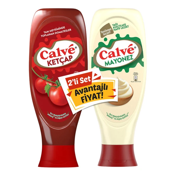 Calve İkili Set Ketçap 430 G + Mayonez 380 G ürün görseli 1