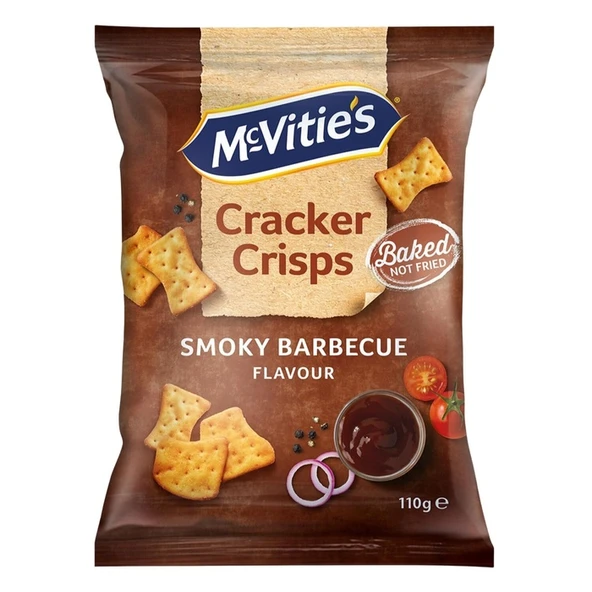 McVities Cracker Crisps Smoky Barbecue 110 Gr ürün görseli 1
