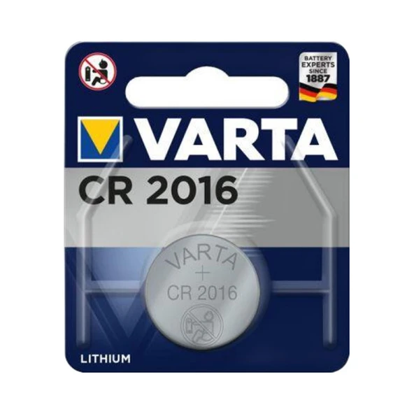 Varta CR2016 Lityum Pil Tekli ürün görseli 1
