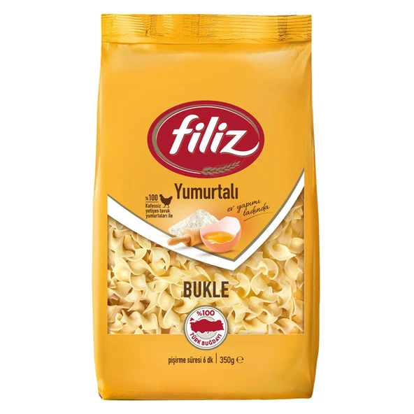 Filiz Yumurtalı Bukle Makarna 350 Gr ürün görseli 1
