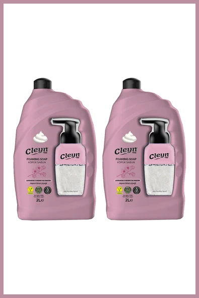 Cleyn Japon Kiraz Çiceği Köpük Sabun 2 Litre x 2 Adet ürün görseli 1