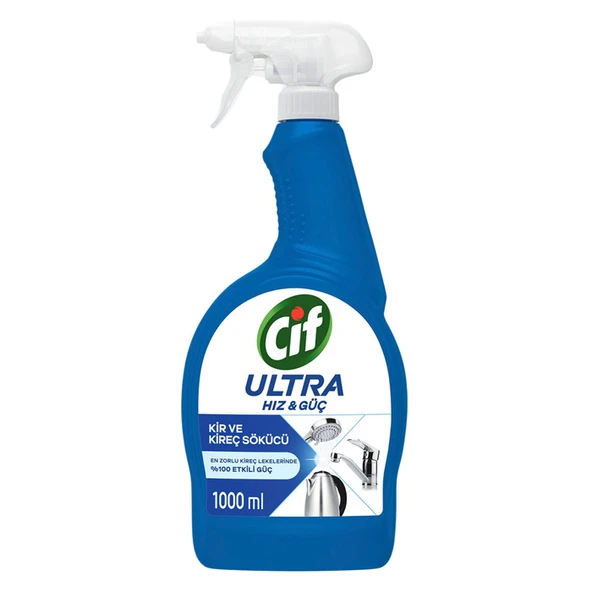 Cif Ultra Hız & Güç Kireç Sökücü Sprey 1000 Ml ürün görseli 1