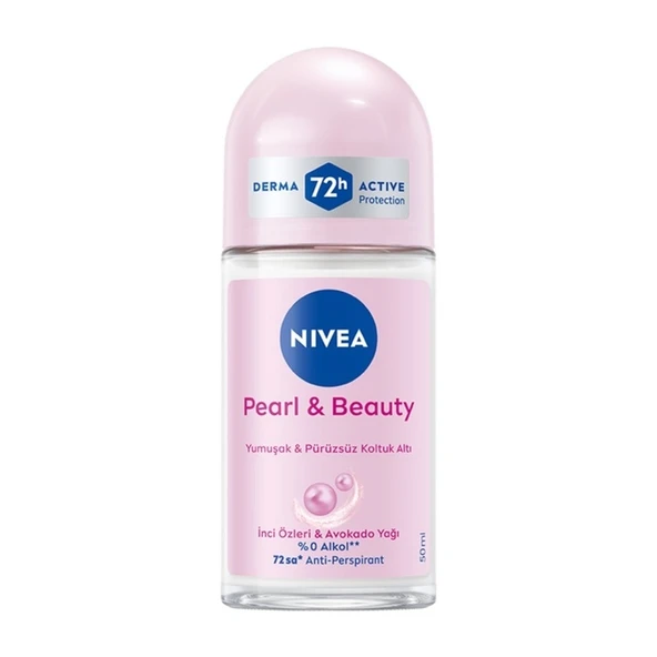 NIVEA Pearl & Beauty Roll-on 50 Ml ürün görseli 1