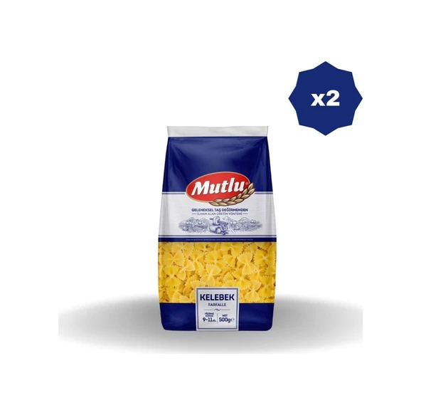 Kelebek Makarna 500 Gr X 2 Adet ürün görseli 1