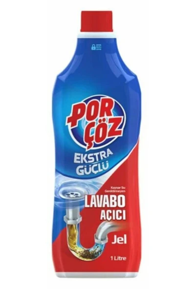 Porçöz Ekstra Güçlü Lavobo Açıcı Jel 1000 ml X 3 ürün görseli 1