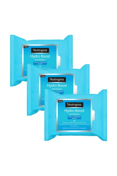 Neutrogena Hydro Boost Makyaj Temizleme Mendili 25 Adet X 3 Adet ürün görseli 1