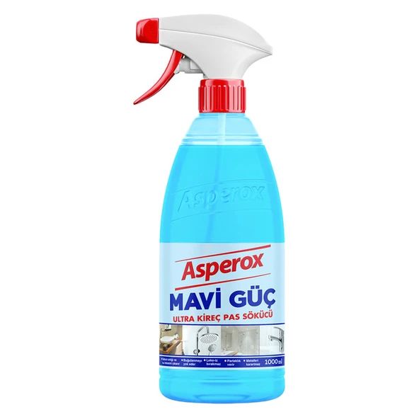 Asperox Kireç Pas Sökücü Sprey Mavi Güç Ultra 1 Lt ürün görseli 1