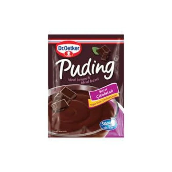 Dr. Oetker Puding Bitter Çikolatalı 111 Gr ürün görseli 1